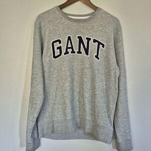 Gant Classic Grey Crew Neck Sweatshirt Large